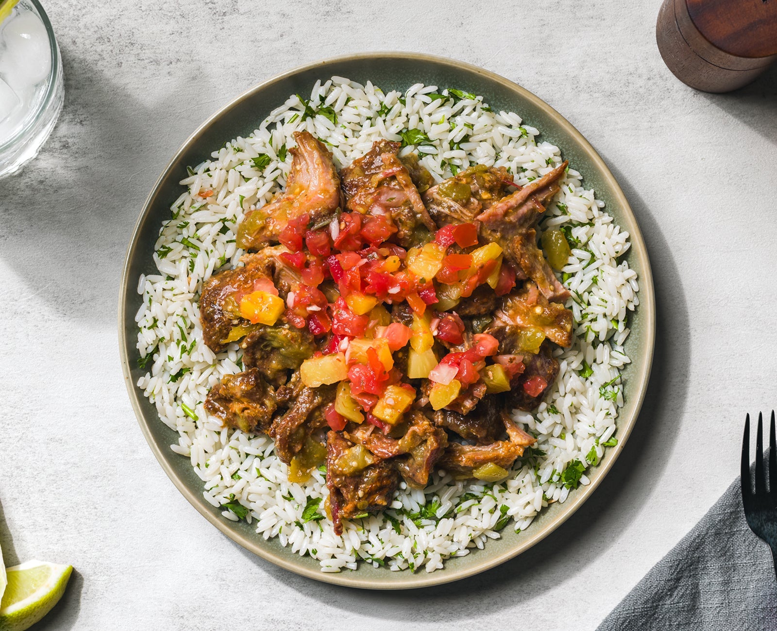Baja Pork Taco Bowl