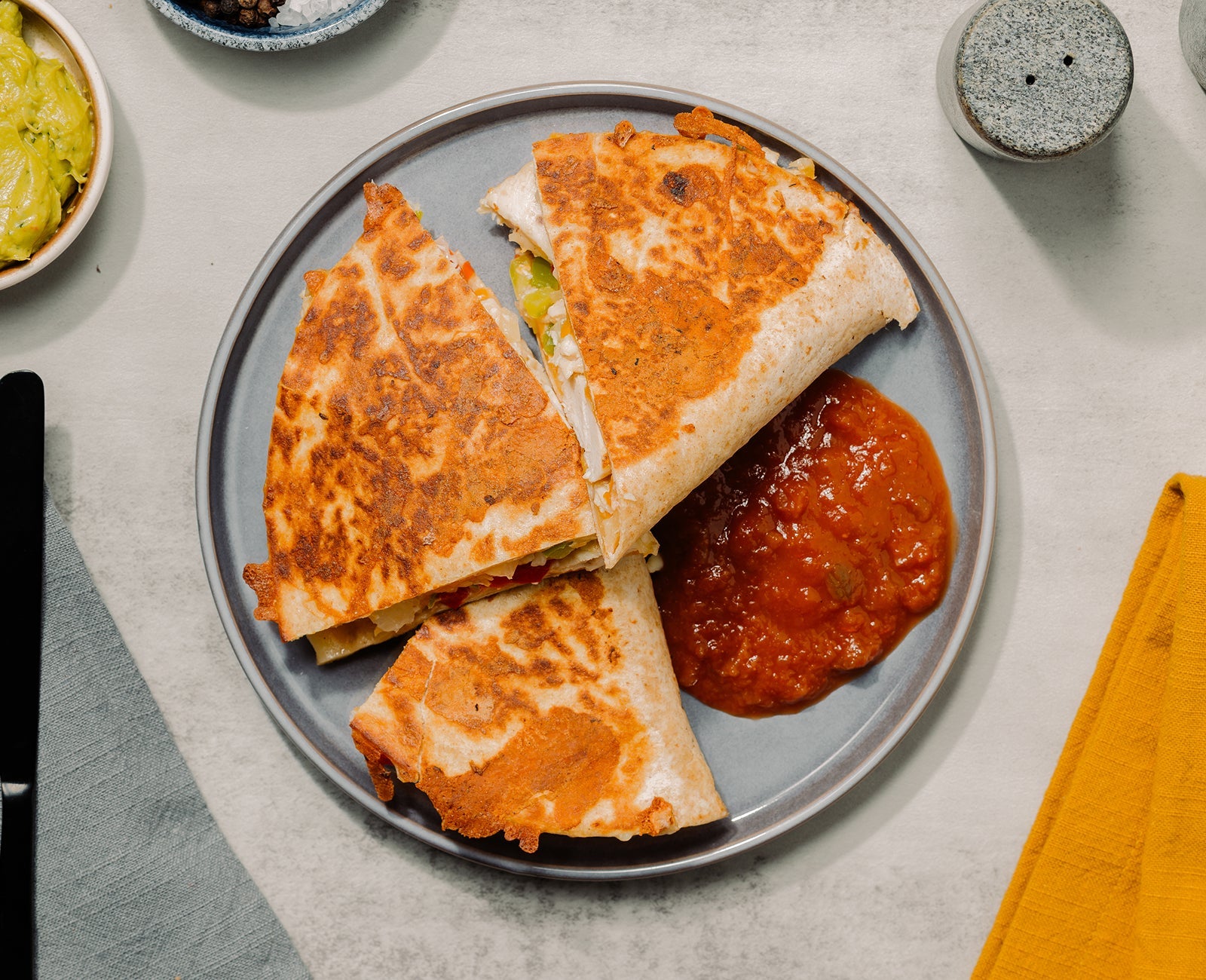 Grilled Chicken Quesadilla